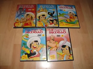 LOS VIAJES DE SIMBAD 1ª TEMPORADA EN ANIME DVD CON 21 EPISODIOS Y 5 DISCOS - Imagen 1 de 2