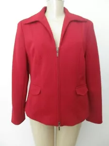 EAST 5TH DARK DEEP RED LONG SLEEVE BLAZER JACKET SIZE 12P - Picture 1 of 6