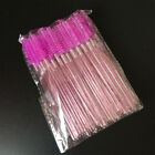 50Pcs Disposable Crystal Eyelash Brush Mascara Wands Applicator Grafting Eyel Rd