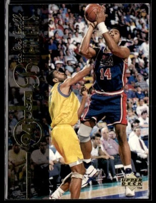 1993-94 Upper Deck Alonzo Mourning USA Basketball Highlights #179 Team USA - Image 1 of 2
