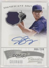 2014 Classics Significant Signatures Materials Silver Jerseys /299 Jon Gray Auto