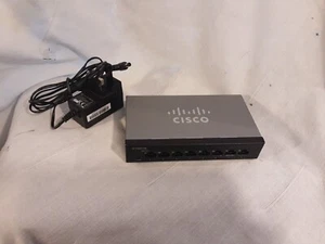 SF100D-08P Cisco 8-Port PoE Switch supplied with Power Supply. Ref:Cisco  - Picture 1 of 4