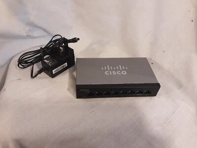 SF100D-08P Cisco 8-Port PoE Switch supplied with Power Supply. Ref:Cisco  - Image 1 of 4