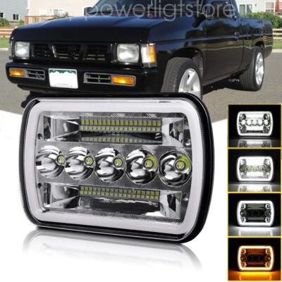5x7" 7x6" LED Headlight Hi-Lo Beam DRL For Toyota Pickup 1982-1995 Truck 4Runner - Image 1 of 4