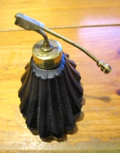 Norell Black Glass Night Jewel Perfume Bottle Fluid Level Measures 1/2" Vintage - Picture 1 of 6