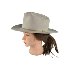 Vintage Royal Stetson Fedora Hut Gr. 6 3/4 Silverbelly 50er 60er Open Road Hüte - Bild 1 von 13