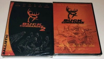 Buck Duck Commander 1 & 2 Ballistic Hunting w/ Willie Phil Robertson DVD Lot NEW - Image 1 of 4