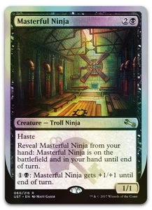 Masterful Ninja #60 (Foil) (NM) Unstable UST Magic MTG - Picture 1 of 2
