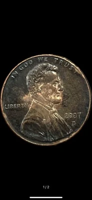 2007 D Rare Penny - Image 1 of 2