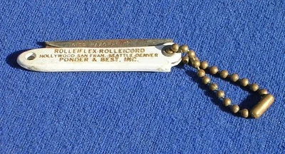 Nife de barbear Rolleiflex Gits publicidade premium década de 1950 - Imagem 1 de 3