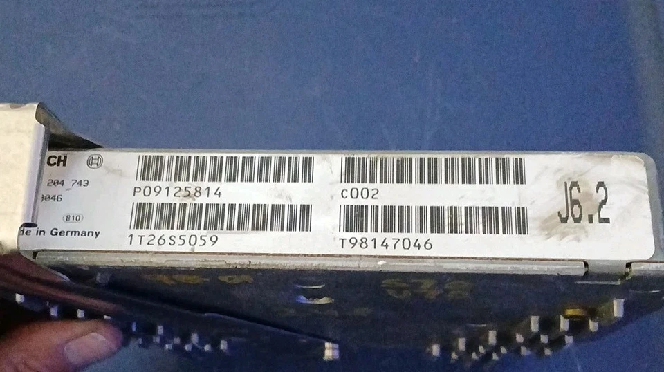 1998 1999 2000 2001 VOLVO S70 V70 ДВИГАТЕЛЬ МОДУЛЬ ECU ECM PCM P09125814 2.4L - Изображение 1 из 4