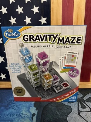 ThinkFun Gravity Maze Falling Marble Logic Game Single Player Educational Toy - Image 1 of 2