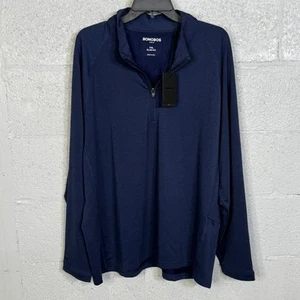Bonobos The Playthrough Performance Golf Half Zip Pullover Shirt , navy, XXL - Picture 1 of 7