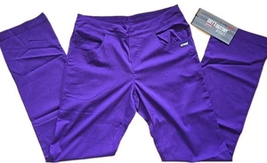 Nurses Pants Scrub Bottoms Purple Size XS Grey's Anatomy Vivid Violet Midrise - Picture 1 of 9