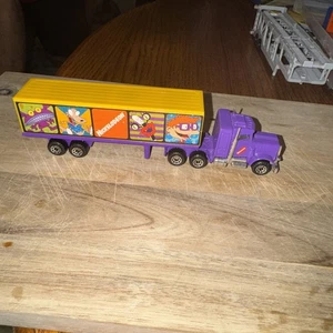 Matchbox Nickelodeon Rugrats Peterbilt Toy Truck & Container Trailer 1983/1981 - Picture 1 of 7