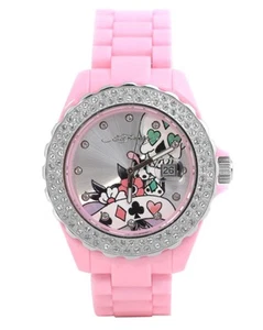 ED HARDY BY CHRISTIAN AUDIGIER ROXXY RX-LP LADIES JAPAN MOVEMENT CRYSTAL WATCH - Picture 1 of 4