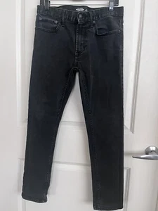Levi Straus & Co  510th Youth Boy Black Jeans W32XL29 Preowned Good Condition - Picture 1 of 9