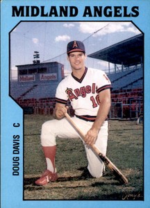 1985 Midland Angels TCMA #14 Doug Davis Bloomsburg Pennsylvania PA Baseball Card