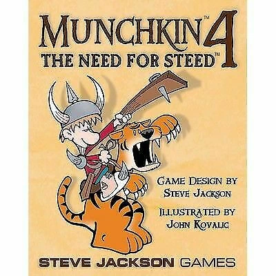 Munchkin Sjg01444 4 Need for Steed Card Game Style a
