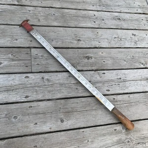 Precision Tape & Rule Co. Metal 24" Board Rule - Wood Lumber Logging Tool - Picture 1 of 10