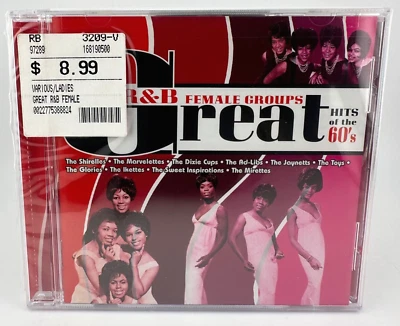 Great R&B Female Groups : The Hits of the 60's by Various [ NEW CD 1997 ] SEALED - Image 1 of 4