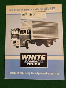 Undatiert ca. 50er Jahre weißer "Compact" CM'L LKW Verkaufsprospekt 2-seitiger Ordner - Bild 1 von 4