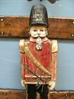 NWT 13.5" Faux Carved Wood Rustic Soldier Christmas Figurine Home Decor