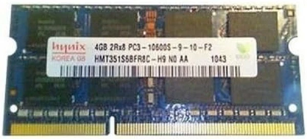 HMT351S6BFR8C-H9N0 Celxpert Memory Module 4GB PC3-8500 DDR3 1066 SODIMM - Image 1 of 3