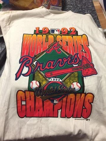 1992 World Series Champs Atlanta Braves MLB Baseball T shirt Unisex Gift For Fan Cover