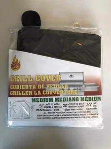 Cubierta de parrilla de vinilo mediana del siglo XXI 51""x20"" x20"" negra - Imagen 1 de 3