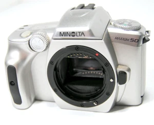 Minolta Maxxum 50 Kamera nur Gehäuse 35mm Spiegelreflex Auto & manuell leicht wie besehen - Bild 1 von 13