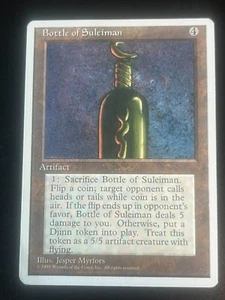 1x MTG - Bottle of Suleiman - Fourth Edition - Played - Picture 1 of 2