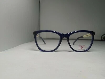 Diane von Furstenberg DVF5078 414 AZUL/BLANCO 52-16-135 5791 Foto 1 de 4