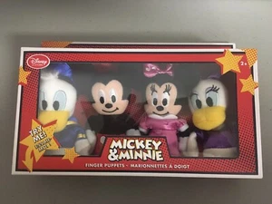 Disney Store Exklusives Fingerpuppen Set - Mickey, Minnie, Donald und Daisy - NEU - Bild 1 von 12