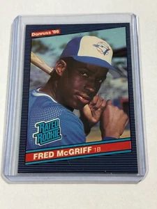 1986 Fred McGriff Donruss Rated Rookie #28 (RC) Rookie Card - Bild 1 von 2