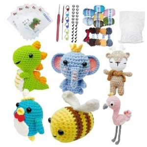 6 Pcs Crochet Kit for Beginner, Beginner Crochet Kit for Adults Kids Women - Picture 1 of 7