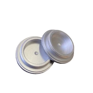 2PCS Screw Metal C Mount Body Caps CCTV Camera Body Cap Lens Cover Dust Cover - Picture 1 of 12