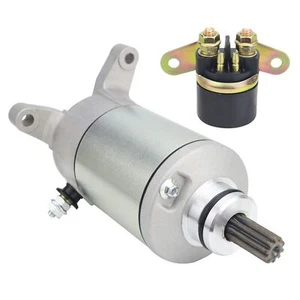 Starter Motor for Suzuki Quadrunner 160 LT-F160 1991-2001 with Relay 31100-02C10 - Picture 1 of 8