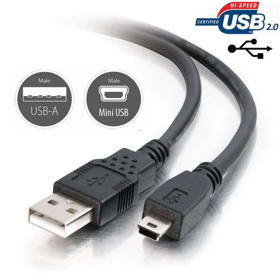USB Charging + Data SYNC Cable Cord Lead For Bushnell Yardage Pro XGC+ XGC XG - Image 1 of 4