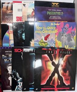 Laserdisc Lot Of 12 Terminator 2 Predator 2 X-files Flatliners Highlander +more
