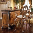 AICO by Michael Amini Eden bar and 2 bar stools