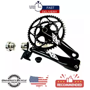 ORIGIN8 XLT INTEGRATED ROAD CRANKSET 10S 172.5X50/34 WITH BB 43.5mm - NEW - Picture 1 of 2