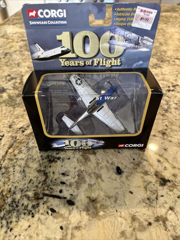 NEW Corgi 100 Years Of Flight Aces Of War P-51D Mustang AA-547 NEW+FAST SHIPPING - Image 1 of 4