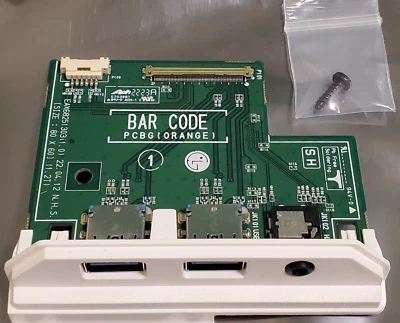 LG 49WQ95C USB/Audio Output Board & White Bezel EAX68251303 (1.0) - NO MONITOR - Image 1 of 3