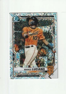 2021 Bowman - Chrome Prospects Speckle Refractor #BCP-8 Marco Luciano /299 (RC) - Picture 1 of 1