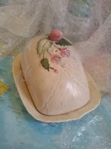 Vintage Crown Devon Sloped Lidded Cheese / Butter Dish - Picture 1 of 4
