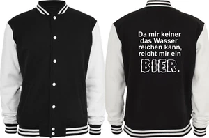 Chaqueta universitaria - Como nadie puede igualarme, una cerveza es suficiente para mí - Imagen 1 de 1