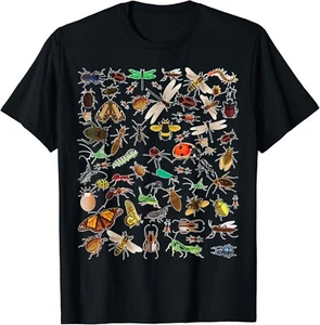 Cool Lots Of Bugs | Funny Insect Lover Entomologist Boy Gift Unisex T-Shirt - Picture 1 of 3