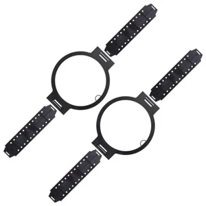 Pair Pre Construction Rough In Bracket For 6.5" In Ceiling Round Speaker Black - Picture 1 of 6