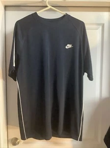Vintage Nike Gray Tag Training Y2K Shiny Embroidered Logo & Swoosh Sz-XL - EUC! - Picture 1 of 9